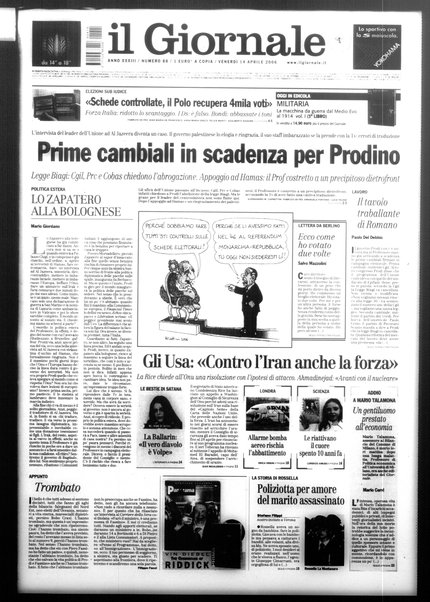 Il giornale : quotidiano del mattino